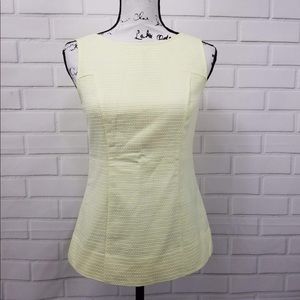 Banana Republic Cream Sleeveless Blouse